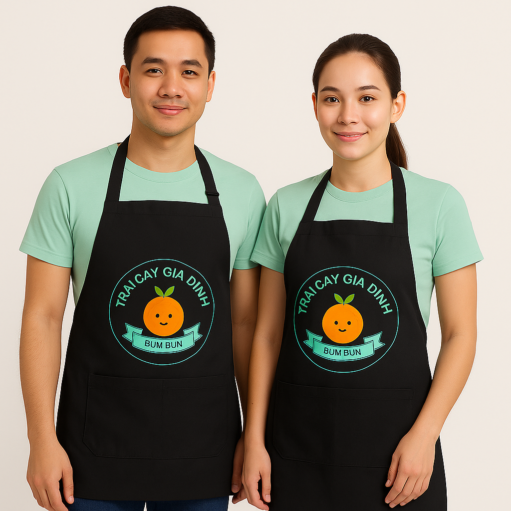 Tạp dề in logo theo yêu cầu