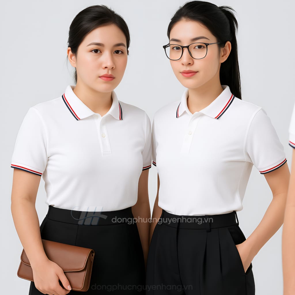 Đồng Phục Polo Trắng