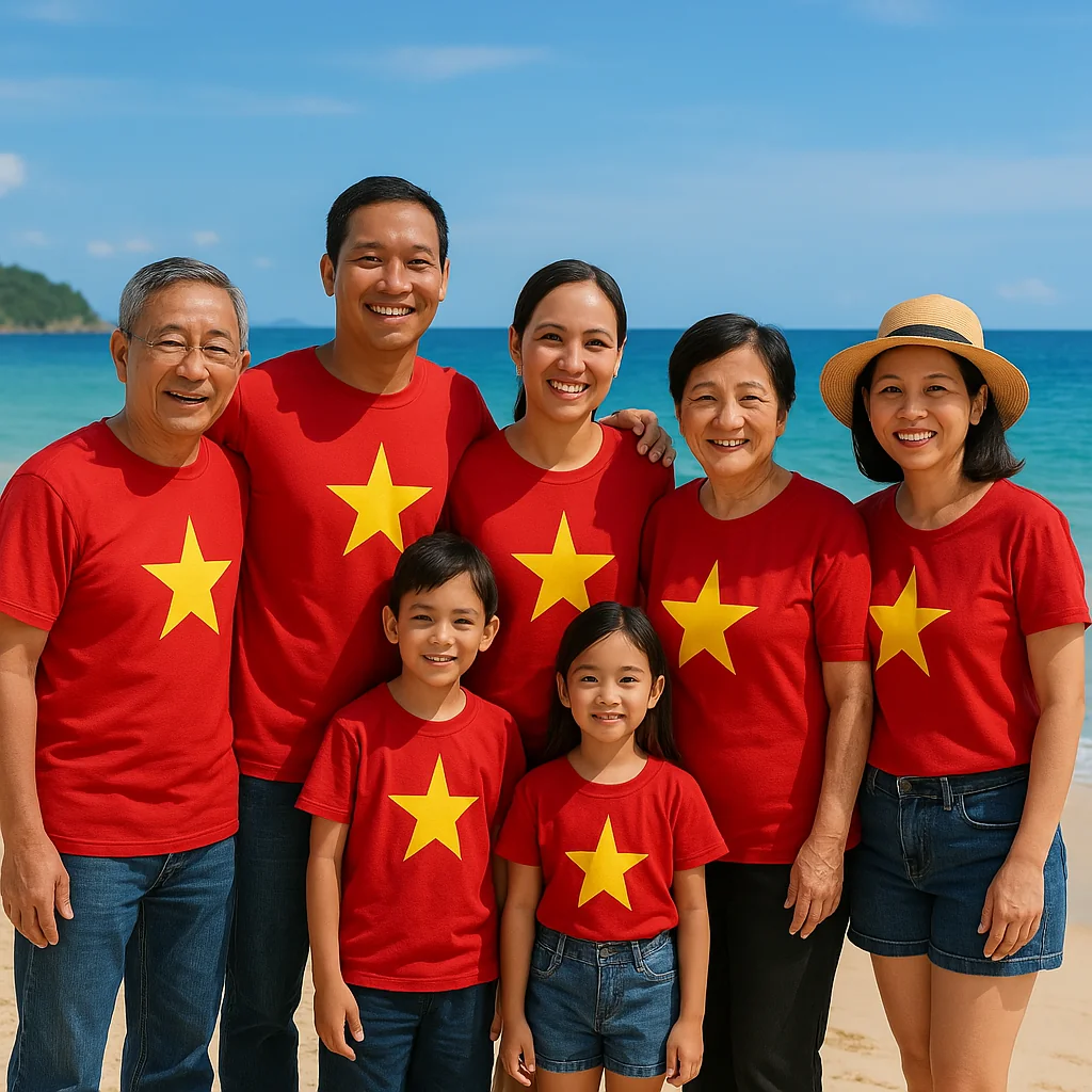 Áo cờ đỏ sao vàng