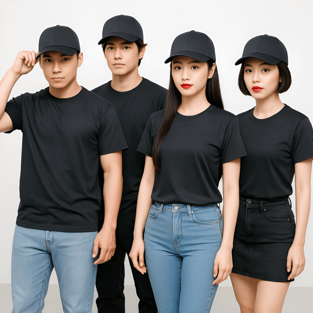 Áo lớp cổ tròn thun mè