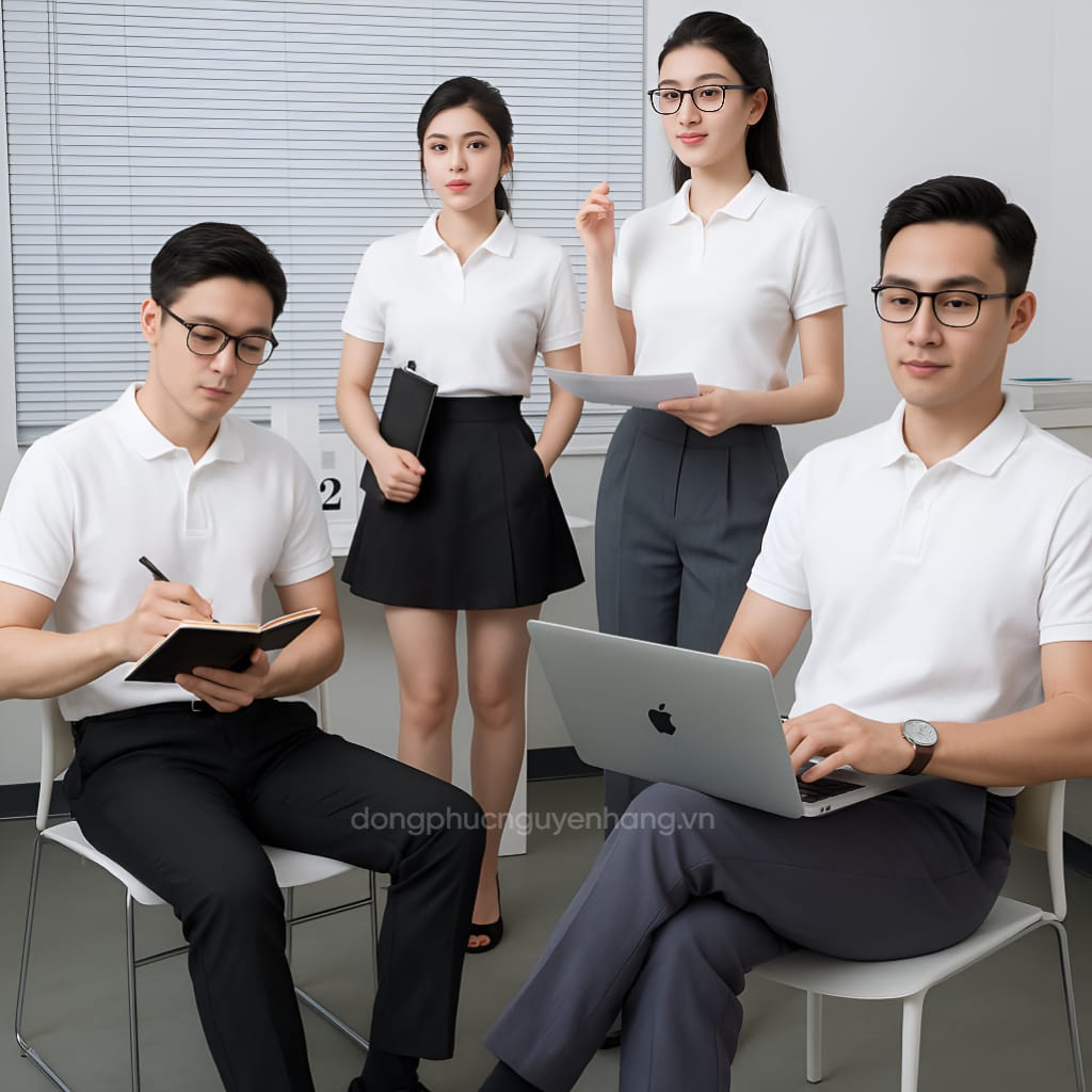 Áo thun trắng in theo yêu cầu